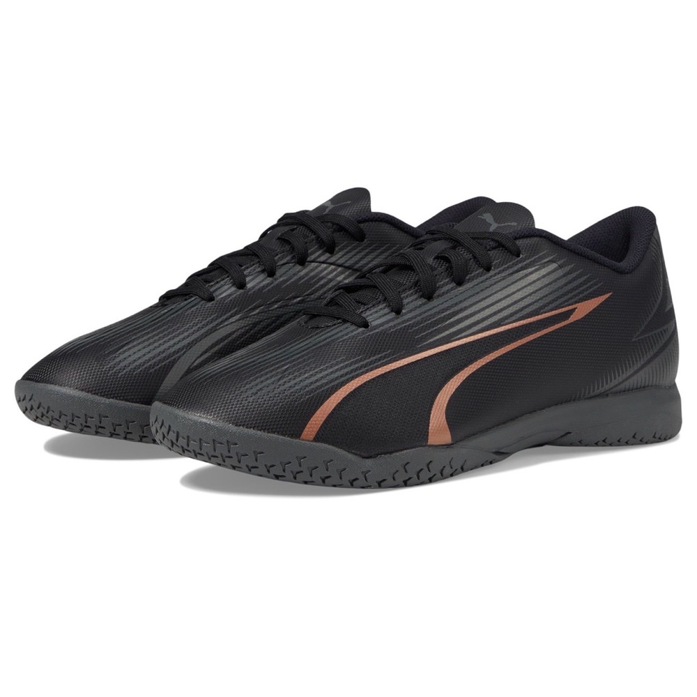 Puma Men’s Soccer Ultra Play Indoor Soccer Trainers Size 7 Black/Copper